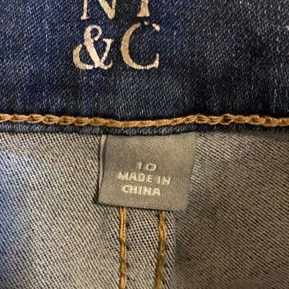 NY&Co size 10 jeans leggings - Picture 6 of 8